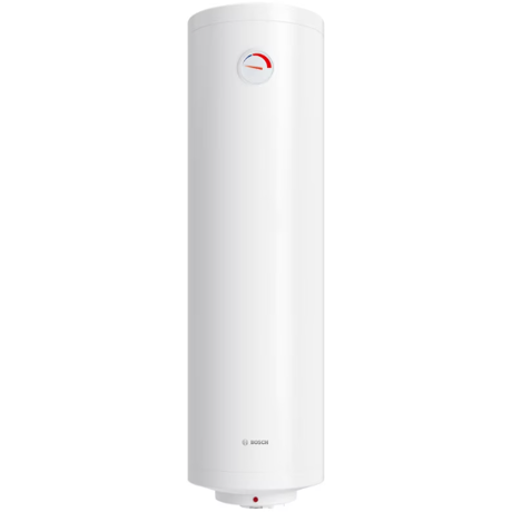 Boiler electric Bosch TR2000T 80 SB, reglare manuală a temperaturii, rezistență electrică imersată de 2000 W, racordare în partea inferioară. Volum = 75l / Clasă eficiență energetică C