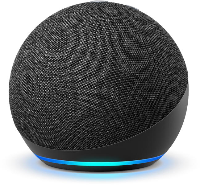 AMAZON Boxa Echo Dot 4th Gen, Alexa, LED, Control Voce, Microfon, Negru