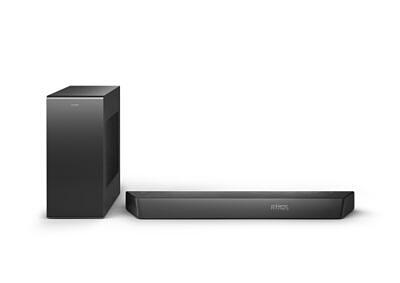 Soundbar Philips TAB7807/10, 620 W max., Subwoofer wireless, 3.1 CH, Dolby Atmos®, Intrare HDMI şi ieşire HDMI (eARC), Negru