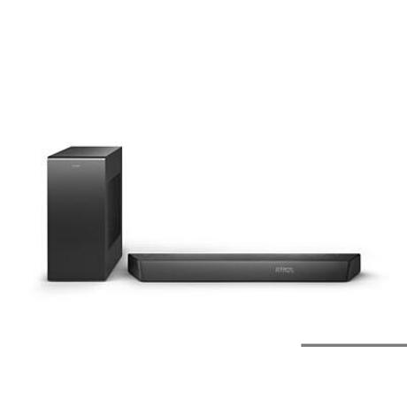 Soundbar Philips TAB7807/10, 620 W max., Subwoofer wireless, 3.1 CH, Dolby Atmos®, Intrare HDMI şi ieşire HDMI (eARC), Negru