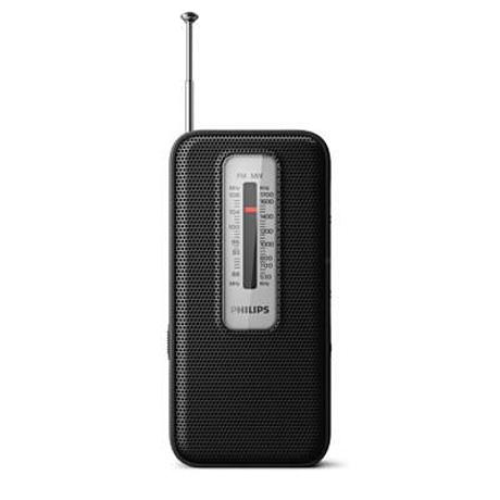 Radio FM/MW portabil cu acord analogic Philips TAR1506/00, Funcţionare cu baterii, Negru