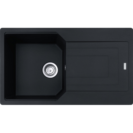 Chiuveta Franke Fragranite UBG 611-86 Matte Black 114.0687.287 , 86x50 cm, 1 cuva/picurator