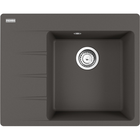 Chiuveta Franke Centro CNG 611/211-62, Fragranit, 62x50 cm, Cuva dreapta, Slate Grey 114.0716.330