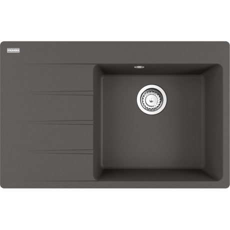 Chiuveta Franke Centro CNG 611/211-78, Fragranit, 78x50 cm, Cuva dreapta, Slate Grey 114.0716.332