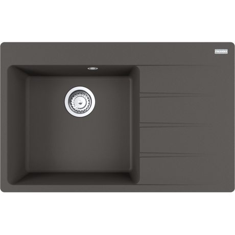 Chiuveta Franke Centro CNG 611/211-78, Fragranit, 78x50 cm, Cuva stanga, Slate Grey 114.0716.333
