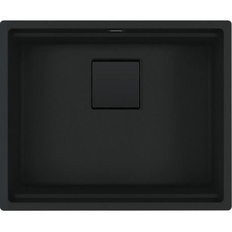 Chiuveta Franke Fragranite Kubus 2 KNG 110-52 Matte Black 125.0718.450, 56x46 cm, 1 cuva