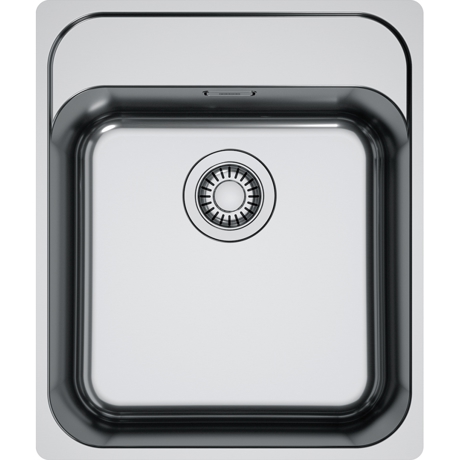 Chiuveta Franke Smart Inox SRX 210-40 127.0704.666 , Cuvă (fără picurător), 430x510x171