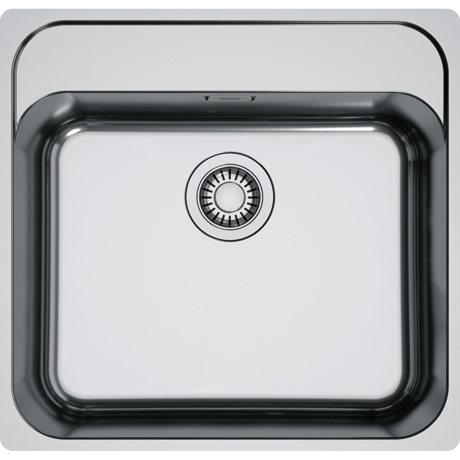 Chiuveta Franke Smart Inox SRX 210-50 127.0704.667 , Cuvă (fără picurător), 530x510x171