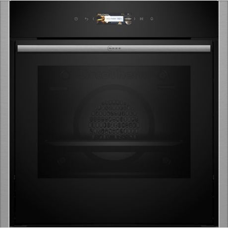 Cuptor incorporabil Neff B54CR31N0,  14 functii, Home Connect, sistem de autocuratare EcoClean Direct (perete posterior) si Easy Clean, display TFT touch control, usa cu sistem Slide&Hide, sistem SoftOpen, iluminare cu halogen, capacitate 71 l