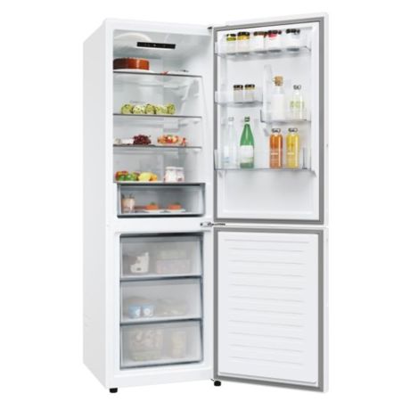 Combina frigorifica CANDY ECN2CQTEW186, No Frost, 355 l, H 185 cm, Clasa E, Wi-Fi, Alb