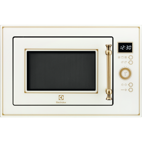 Cuptor cu microunde incorporabil Electrolux EMT25203OC, 25 l, Putere 900 W, Grill, Afisaj digital, Timer, Rustic crem