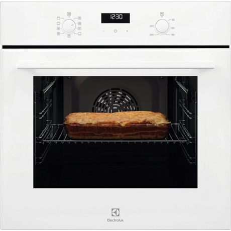 Cuptor incorporabil Electrolux EOF5F50BV, multifunctional (9 functii); Sera 600 FLEX; SurroundCook; Seria 600 FLEX; Autocuratare catalitica , Timer, Grill, Butoane retractabile, Alb