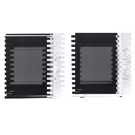 Cuptor cu microunde Toshiba MW-MG20PWH, volum 20L, control mecanic, 800W, 5 niveluri putere, grill 1000W, iluminare LED, alb