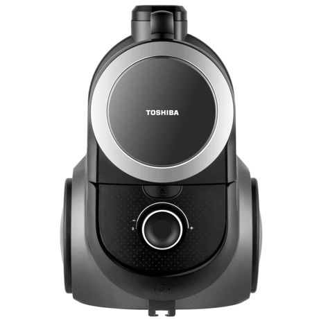 Aspirator Toshiba VC-BL070CK, Recipient , putere 700W, 26.4 kWh/an, recipient colectare praf 1.8L, Cyclone force, accesorii: tub telescopic, perie standard, accesoriu spatii inguste, perie praf, perie pt tapiterie, perie parchet, Negru