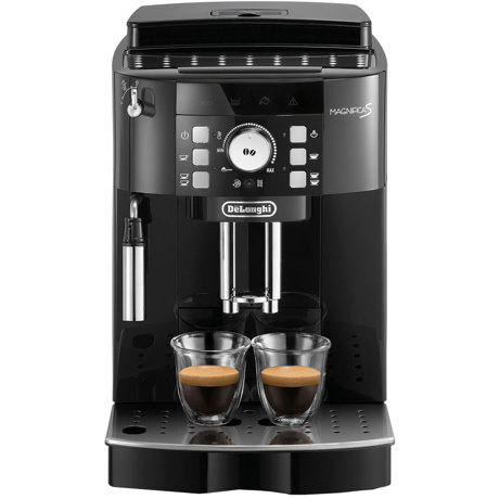 Espressor Delonghi ECAM22.112.B, sistem manual de spumare, rasnita cu 13 setari, 1450 W, 15 bari, 1.8 l, Negru