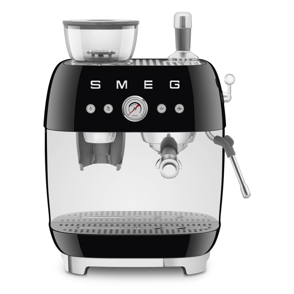 Espressor de cafea cu balon 50's Style, Smeg, EGF03BLEU