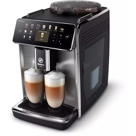 Espressor automat SAECO GranAroma SM6585/00, 1.8l, 1500W, 15 bar, argintiu-negru