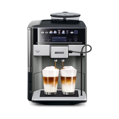 Espressor Siemens TE655203RW, 1500 W, 19 bari, 2.3 litri, Argintiu