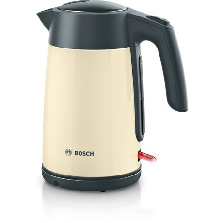 Fierbator de apa Bosch TWK7L467,2400 W, 1,7 L, indicator pentru numarul de cesti, oprire automata, bej