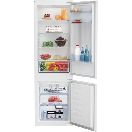 Combina frigorifica incorporabila Beko BCHA275K41SN, 262 l, Congelator No Frost, Clasa E, H 177.5 cm