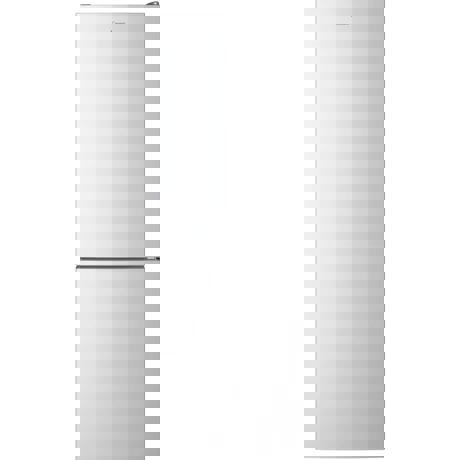 Combina frigorifica Candy CCE3T618ES, No Frost, 341 l, H 185 cm, Clasa E, Wi-Fi, argintiu