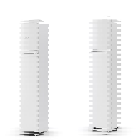 Frigider cu doua usi Tesla RD2100ME, 207 l, Iluminare LED, Clasa E, usi reversibile, H 143 cm, Alb