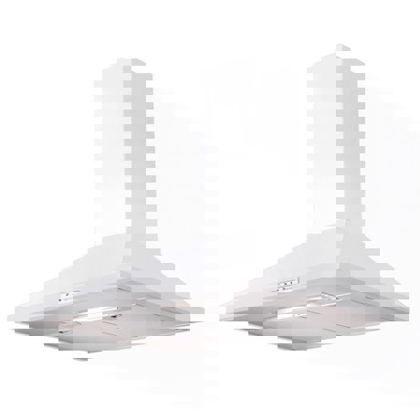 Hota decorativa Faber VALUE PB W A60, 430 m3/h, 3 viteze, Iluminare LED, 60 cm, Alb
