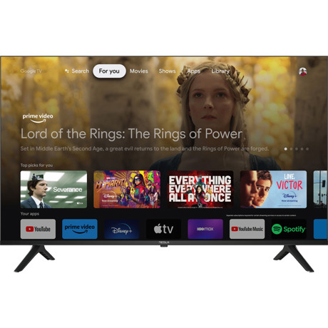 Televizor Smart LED Tesla 75S635BUS, 189cm, UHD, Google TV™ OS, Wi-Fi, Bluetooth, Slot CI, Negru