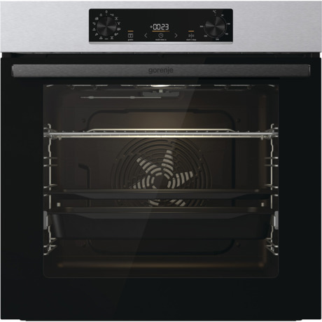 Cuptor electric incorporabil Gorenje BOSB6737E06X, Multisystem, Essential Line, 77 L, IconLed, FastPreheat, AirFry, GentleBake, Pizza function, FrozenBake, Defrost, AquaClean, Inox