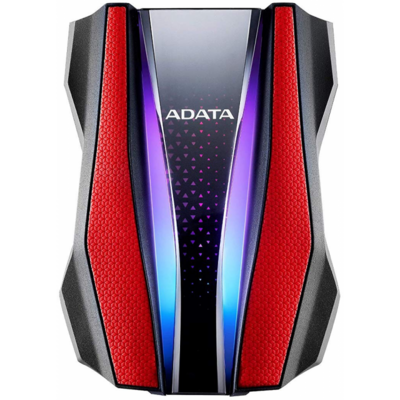 HDD Extern ADATA Durable HD770G 2TB, RGB, 2.5"USB 3.2 Gen 1, Rosu