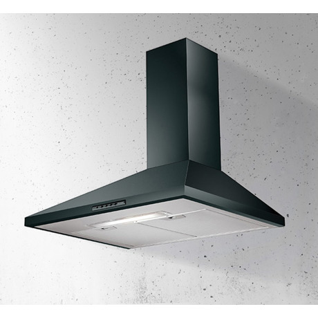 Hota decorativa Faber VALUE PB BK A90, 430 m3/h, 3 viteze, Iluminare LED, 90 cm, Negru
