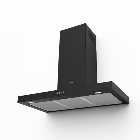 Hota decorativa Faber STILO COMFORT WH MATT A90, 710 m3/h, 3 viteze + Intensiv, Iluminare LED, 90 cm, Alb
