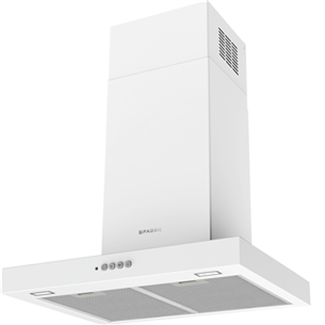 Hota decorativa Faber STILO COMFORT WH MATT A60, 710 m3/h, 3 viteze + Intensiv, Iluminare LED, 60 cm, Alb