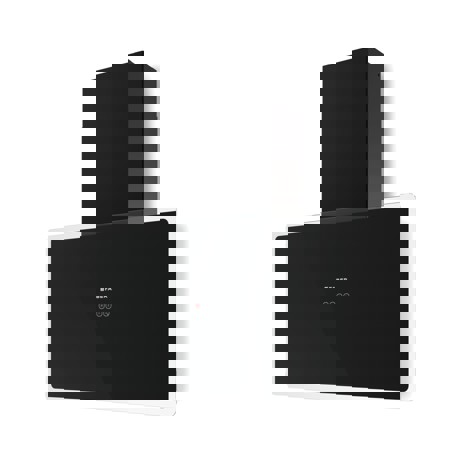 Hota decorativa Faber GLAM FIT 55 BK, Sticla, 520 m/h, 3 Viteze + Intensiv, Iluminare LED, 55 cm, Negru