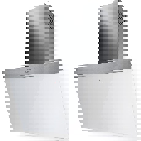 Hota decorativa Faber DAISY + WH A80, Sticla, 770 m3/h, 3 viteze + Intensiv, Iluminare LED, 80 cm, Alb