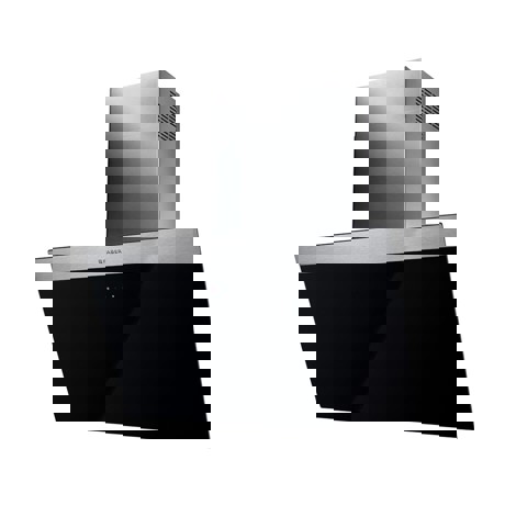 Hota decorativa Faber DAISY + BK A80, Sticla, 770 m3/h, 3 viteze + Intensiv, Iluminare LED, 80 cm, Negru