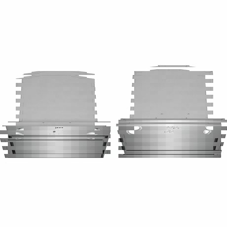 Hota Neff D58ML66N1, 84 cm, incorporabila,  800 m³/h, 3 trepte de putere + Intensiv, functie RimVentilation, indicator de saturatie, Iluminare LED, Inox