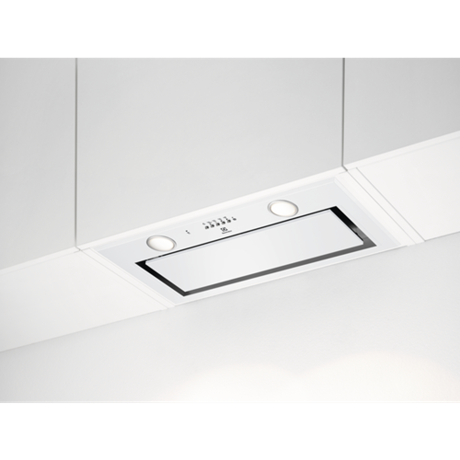 Hota Electrolux LFG716W, Incorporabila, 700 mc/h, Conectivitate plita, Iluminare LED, Clasa A, 54 cm, Alb