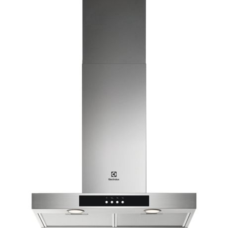 Hota Electrolux LFT526X, Decorativa, 600 mc/h, Filtre aluminiu lavabile, 60 cm, Inox