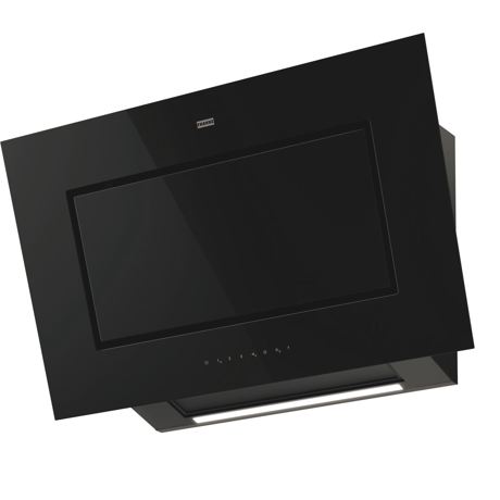 Hota Franke Mythos FMY PER PRO BK F90 Nero, Decorativa ecran, 700 m3/h (intensiv), Filtre casetate, Control touch, 90 cm, Nero 330.0682.354