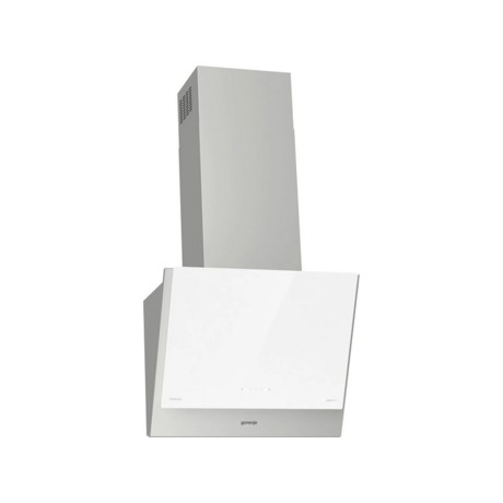 Hota incorporabila Gorenje WHI6SYW, Decorativa, 650 m³/h, Touch control, Clasa B, 67 dB, Iluminare LED, 60 cm, Alb