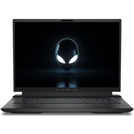 Laptop Gaming Alienware M18 R1, 18" QHD+ (2560 x 1600) 165Hz, 3ms, ComfortView Plus, NVIDIA G-SYNC + DDS, 100% DCI-P3, FHD IR Camera, Dark Metallic Moon, 13th Gen Intel(R) Core(TM) i9 13980HX (24-Core, 36MB L3 Cache, up to 5.6GHz Max Turbo Frequency), NVIDIA GeForce RTX 4090 16GB GDDR6, 64GB, 2x