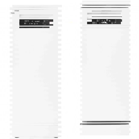 Masina de spalat vase Toshiba DW-14F5W, Independenta, 14 seturi, 6 programe, Clasa D, AquaStop, Auto Open, Filtru AntiBacterian, 60 cm, Alb