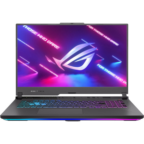 Laptop Gaming ASUS ROG Strix G17, G713PU-LL033, AMD Dragon Range R9-7945HX (TBD), 17.3-inch, WQHD (2560 x 1440) 16:9, 240Hz, GN21-X2 (RTX 4050), AMD Radeon™ Graphics, 8GB DDR5-4800 SO-DIMM *2, 1TB PCIe® 4.0 , MUX Switch + Optimus, IPS-level, 300, anti-glare  display, G-Sync / Adaptive-Sync, 2x