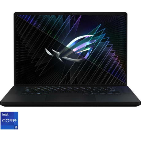 Laptop Gaming ASUS ROG Zephyrus M16, GU604VY-NM037W, 13th Gen Intel® Core™ i9-13900H Processor 2.6 GHz (24M Cache,  up to 5.4 GHz,  14 cores: 6 P-cores and 8 E-cores), 16-inch, QHD+ 16:10 (2560 x 1600, WQXGA), 240Hz, GN21-X11 (RTX4090), Intel® UHD Graphics 630, 16GB DDR5-4800 SO-DIMM *2, 2TB PCIe®