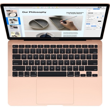 MacBook Air 13.3" Retina/ Apple M1 (CPU 8-core, GPU 7-core, Neural Engine 16-core)/8GB/256GB - Gold - US KB (US power supply with included US-to-EU adapter)