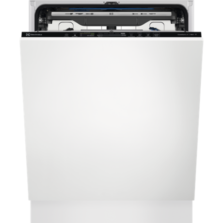Masina de spalat vase Electrolux EEC87400W, 15 seturi, 8 programe, MaxiFlex, AirDry, QuickSelect, Iluminare interioara, Time Beam, WiFi, Afisaj TFT, Clasa C, Motor inverter, 60 cm