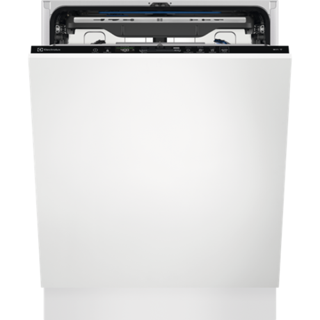 Masina de spalat vase Electrolux EEG68600W, 14 seturi, 8 programe, MaxiFlex, AirDry, Motor inverter, Time Beam, Iluminare interioara, Conectivitate WiFi, Clasa A, 60 cm