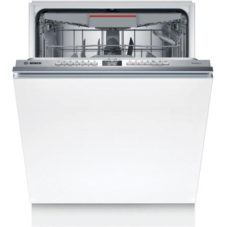 Masina de spalat vase Bosch SMV6YCX02E, complet incorporabila, capacitate 14 seturi, clasa de eficienta energetica A, sistem de uscare cu Zeolith, EfficientDry si Heat exchanger, consum de apa 9,5l, Info Light, AquaStop, AquaSensor, DosageAssist, Detergen