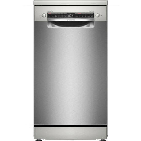 Masina de spalat vase Bosch SPS4HMI49E, Independenta, 10 seturi, Clasa energetica E, Heat Exchanger,  AquaStop, AquaSensor, DosageAssist, Detergent Automation, EcoSilence Drive, 6 programe, 4 functii speciale, Inox